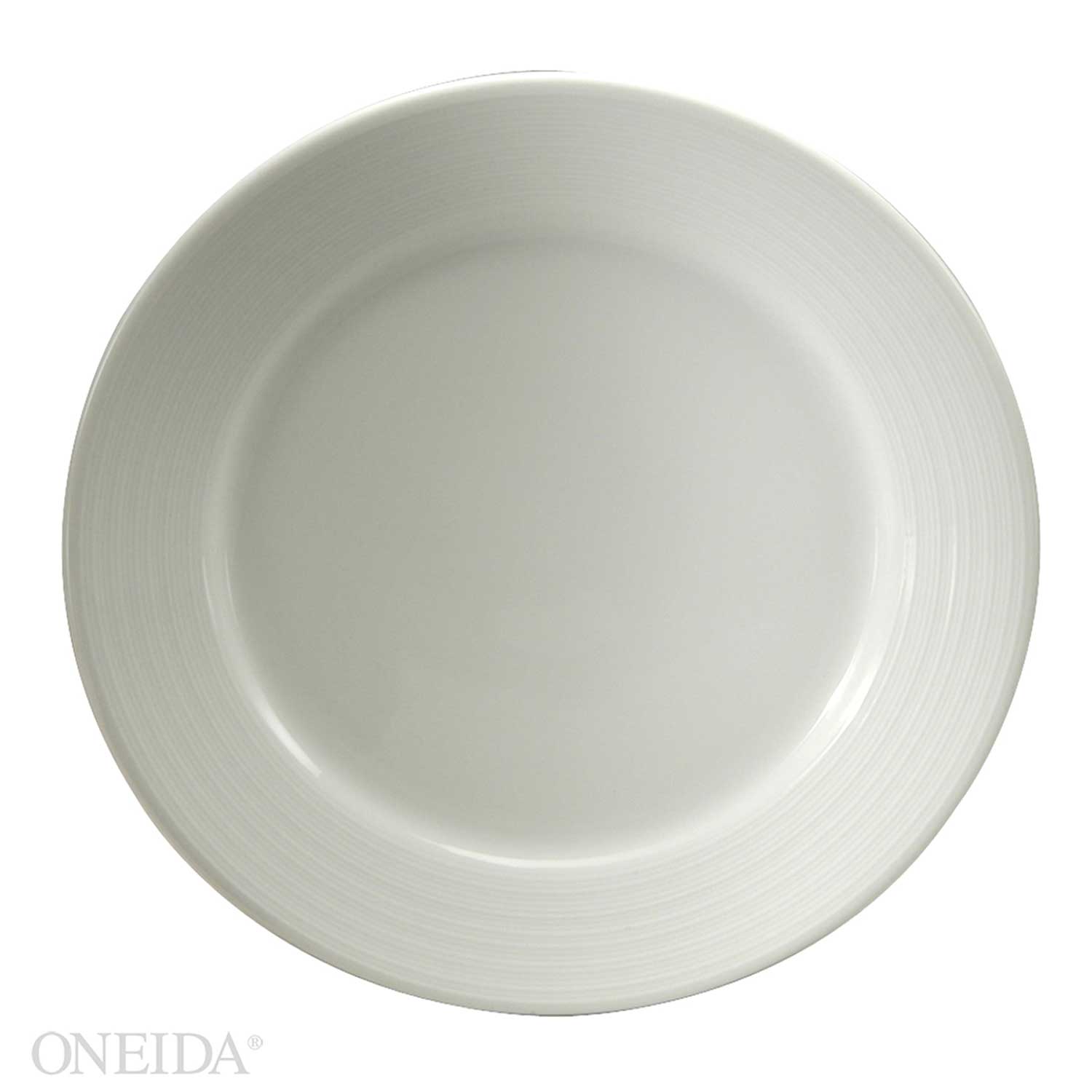 Oneida Sant Andrea Botticelli Fine Porcelain Undecoratd Plate, 11 Inch -- 12 Per Case