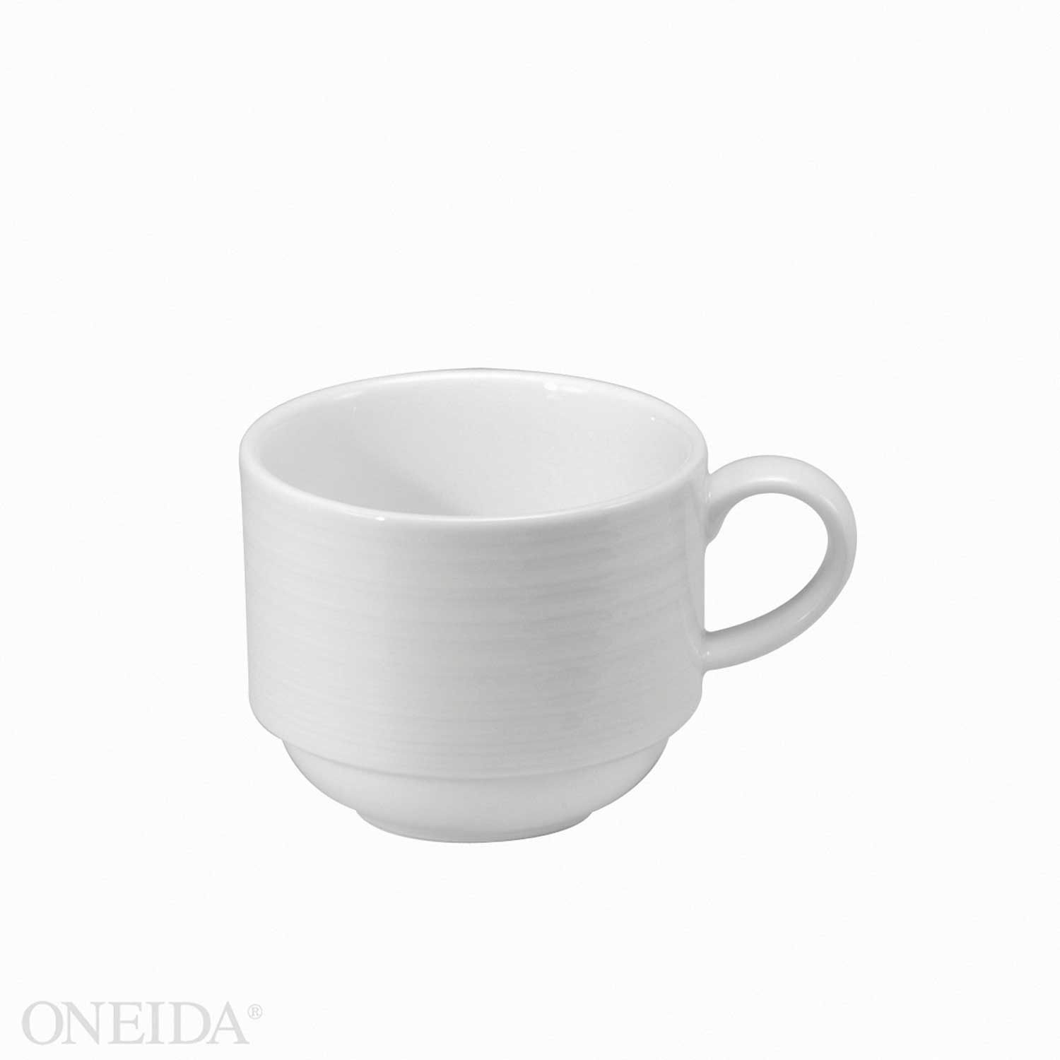 Oneida Sant Andrea Botticelli Fine Porcelain Undecoratd Stackable Cup, 9 Ounce -- 36 Per Case