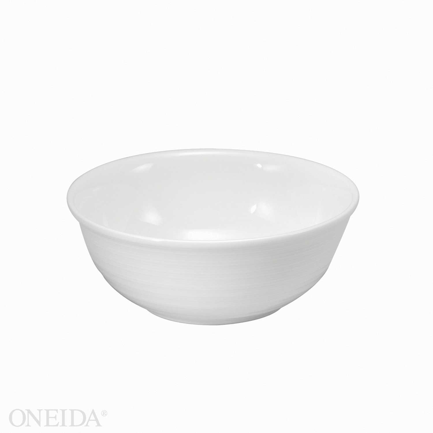 Oneida Santandrea Dinnerware 15 Ounce Botticelli Shape Cereal Bowl 5.5 Inch, Botticelli Undecorated Pattern -- 36 Per Case