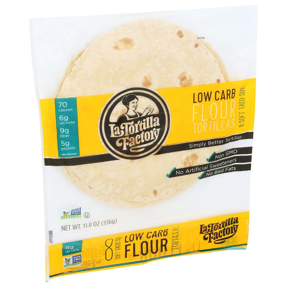 La Tortilla Factory Low Carb Flour Tortilla, 11.8 Ounce -- 10 Per Case