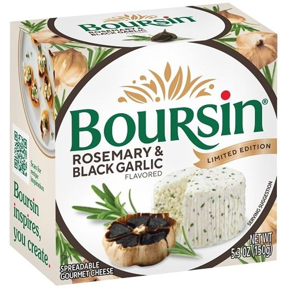 Boursin Rosemary And Black Garlic Spread, 5.3 Ounce -- 6 Per Case