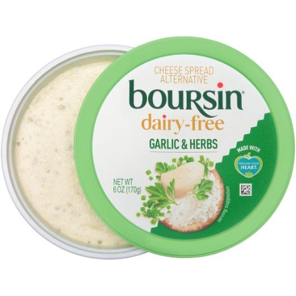 Boursin Dairy Free Garlic And Herbs Spread, 6 Ounce -- 8 Per Case