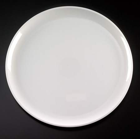 Yoshi Party Tray Round White Tray, 16 Inch -- 25 Per Case
