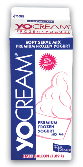 Yocream Gelato Mix, Hazelnut Flavored Serve, 64 Ounce -- 6 Per Case