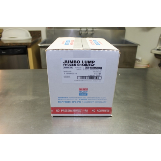 Jacks Catch Jumbo Lump Swimming Crab Meat, 1 Pound -- 8 Per Case