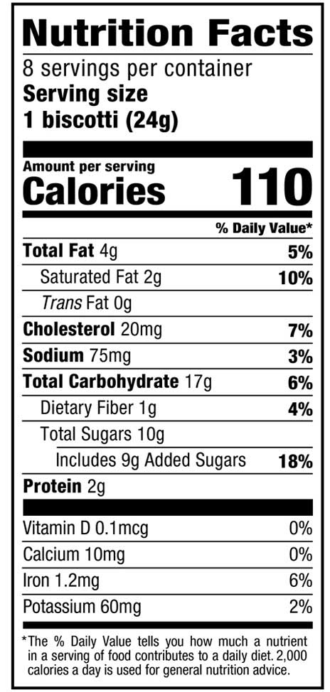 Nonni's Cioccolati Biscotti, 6.88 Ounce -- 6 Per Case