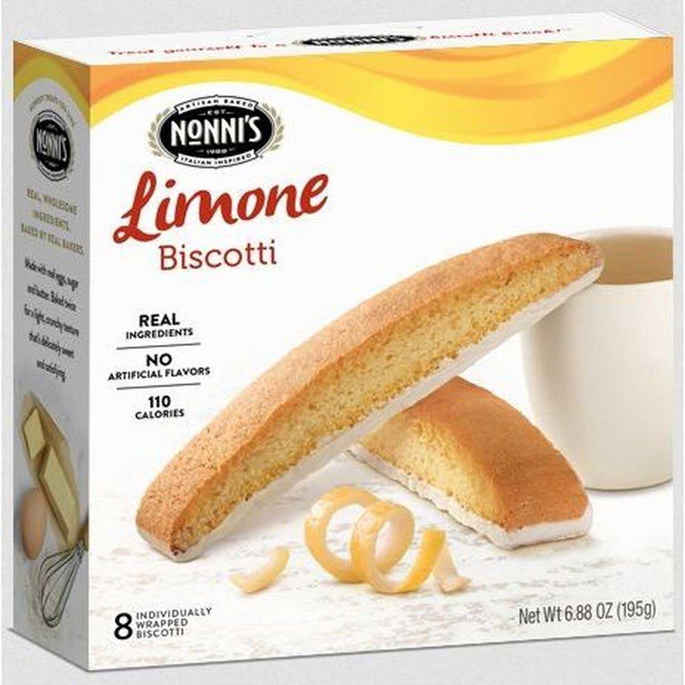Nonni's Limone Biscotti, 6.88 Ounce -- 6 Per Case