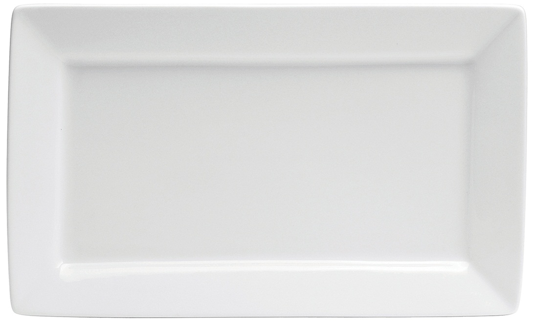 Oneida Buffalo Bright White Ware Rolled Edge Platter, 11 3/8 Inch -- 12 Per Case
