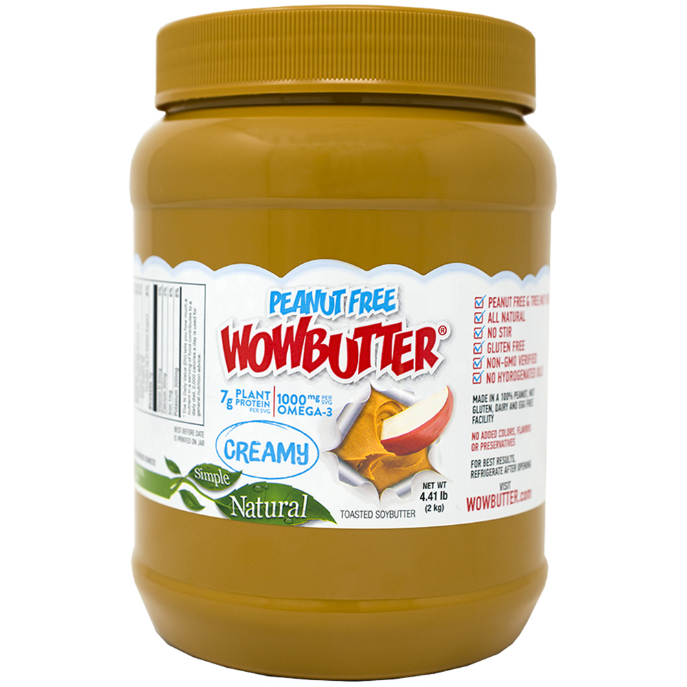 Wowbutter Creamy And Peanut Free Spread, 4.4 Pound Jar -- 2 Per Case