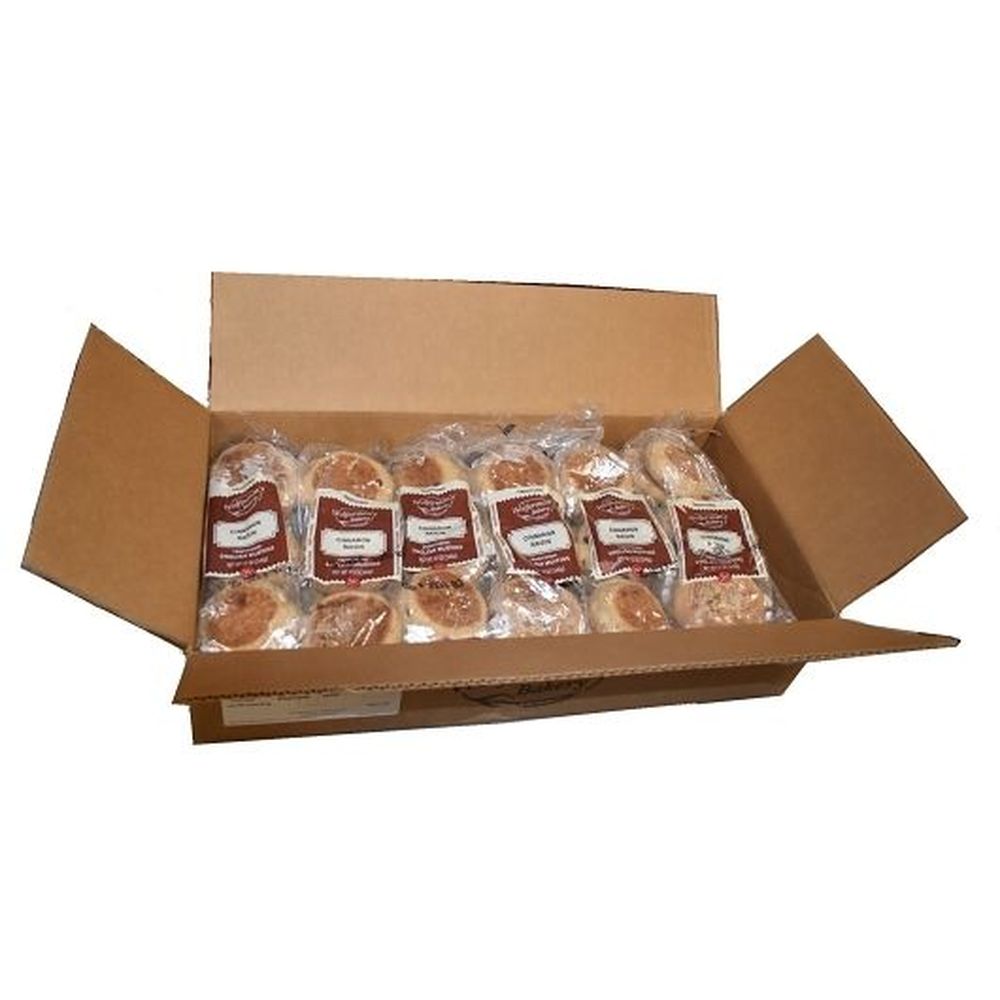 Wolferman's Traditional Cinnamon Raisin English Muffin, 6 Count -- 12 Per Case