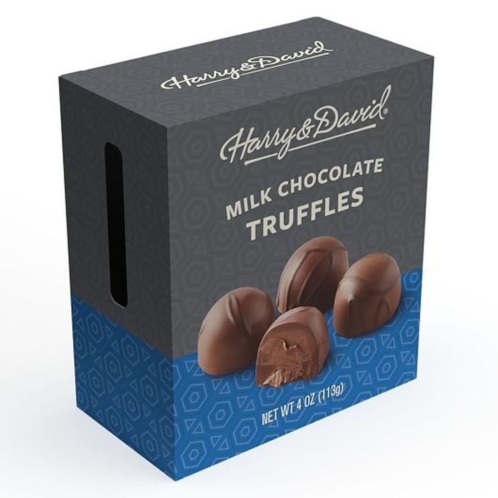 Harry and David Milk Chocolate Truffle, 4 Ounce - 6 per case