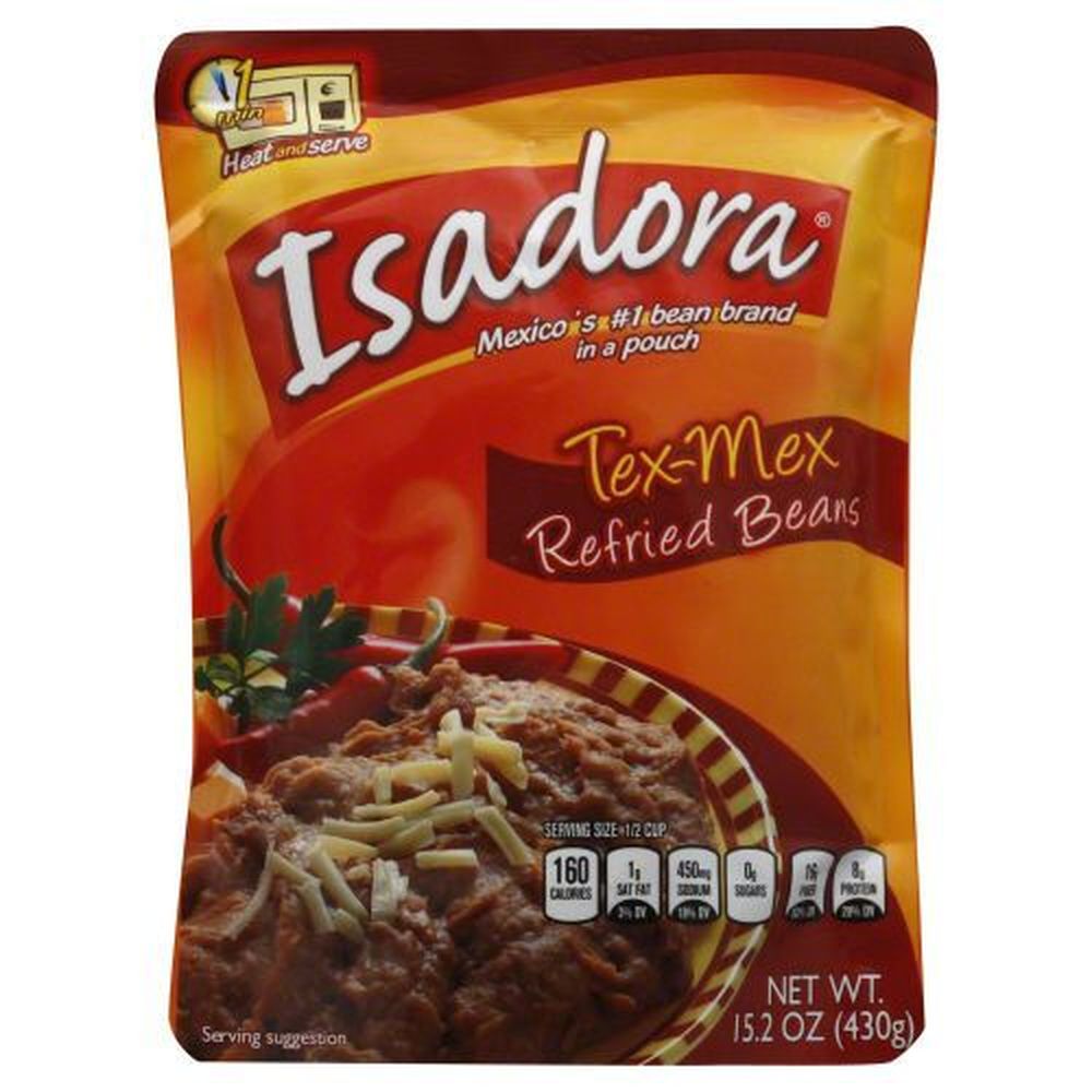 Isadora Traditional Refried Bean, 15.2 Ounce -- 8 Per Case