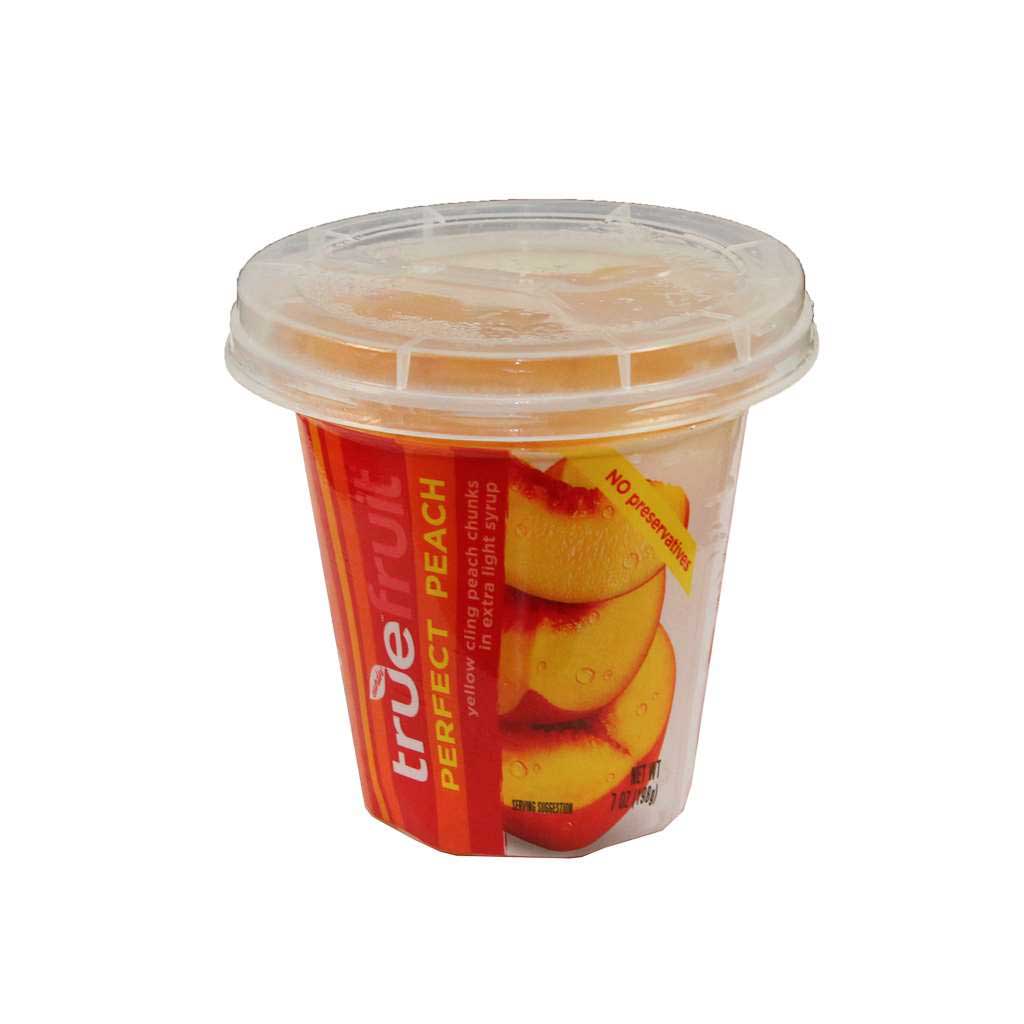 Sundia True Fruit Perfect Peach With Lid, 7 Ounce -- 12 Per Case