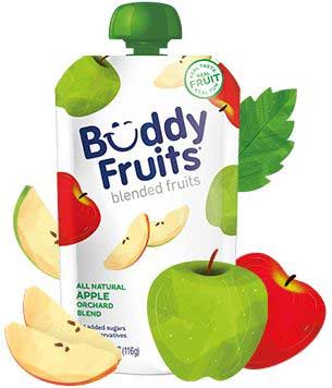 Buddy Fruits Apple Orchard Blend Blended Fruits, 4.1 Ounce -- 100 Per Case