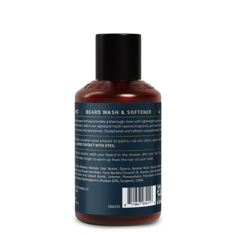 Cremo Reserve Collection Palo Santo Beard Wash And Softener, 6 Fluid Ounce -- 12 Per Case