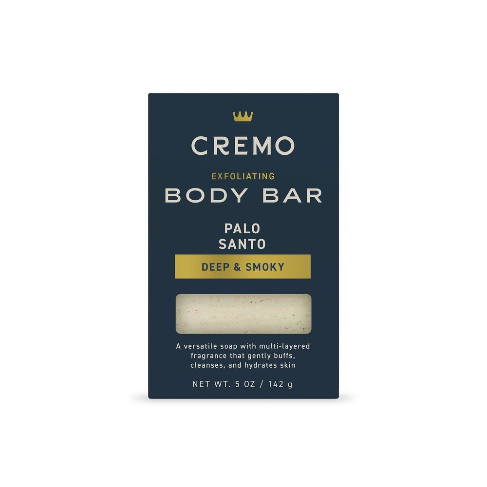 Cremo Palo Santo Exfoliating Body Bar, 5 Ounce -- 12 Per Case