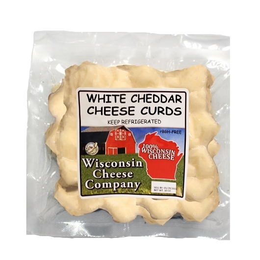 Wisconsin Cheese Company White Cheddar Cheese Curds, 10 Ounce 12 per