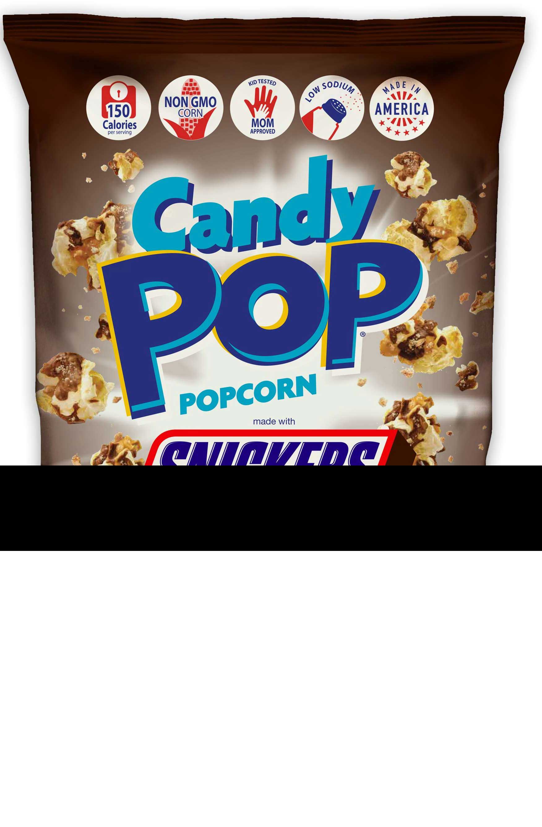 Snaxsational Brands Snickers Candy Pop Popcorn, 5.25 Ounce -- 12 per case