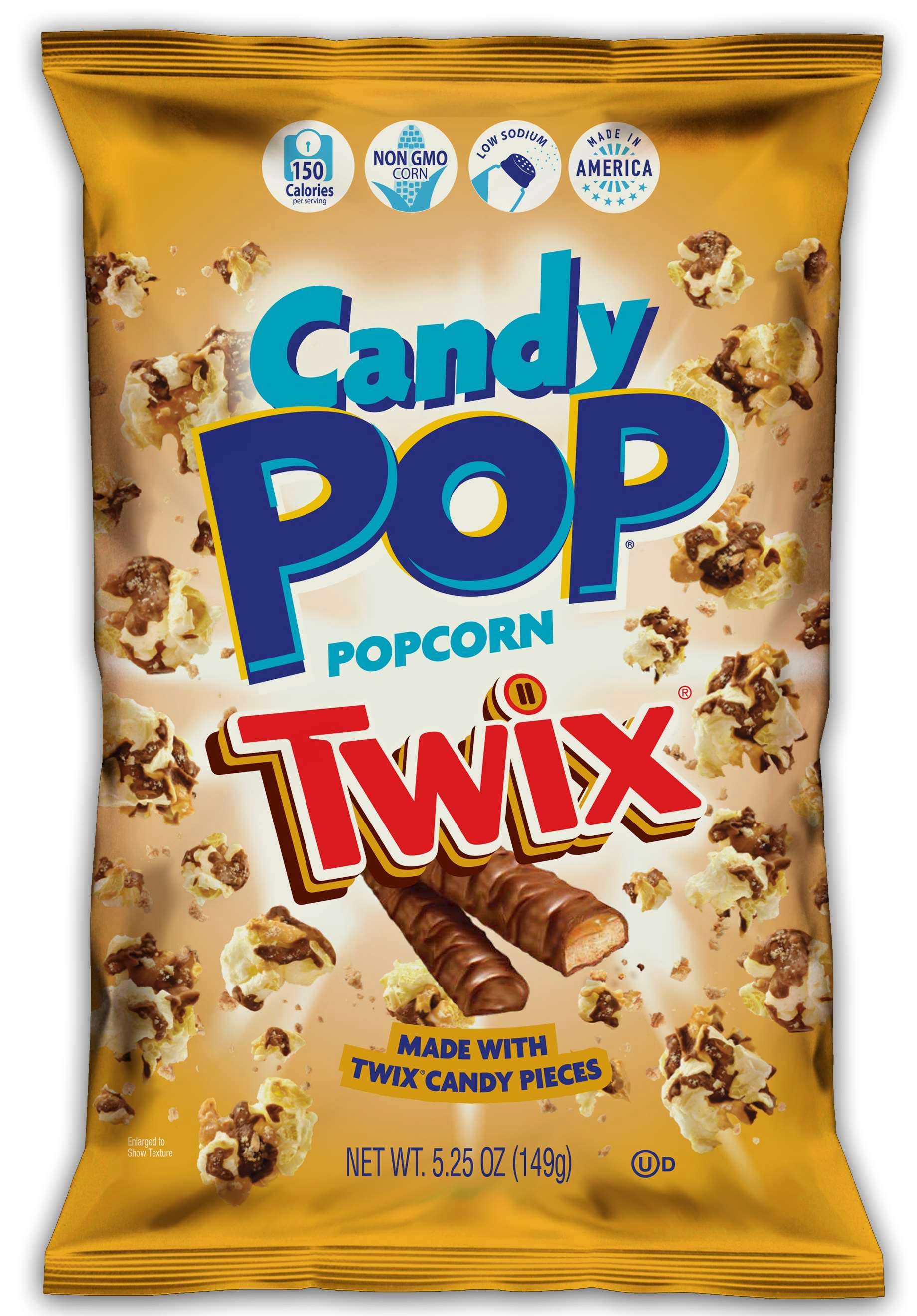 Candy Pop Twix Candy Coated Popcorn, 5.25 Ounce -- 12 per case