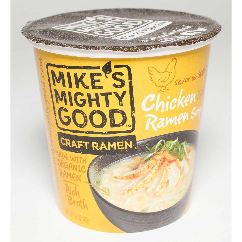 Mike's Mighty Good Organic Chicken Craft Ramen Noodle Soup, 1.6 Ounce -- 6 Per Case