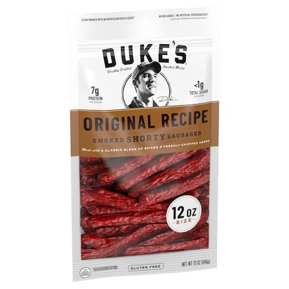 Duke's Original Recipe Smoked Shorty Sausages, 12 Ounce -- 8 Per Case
