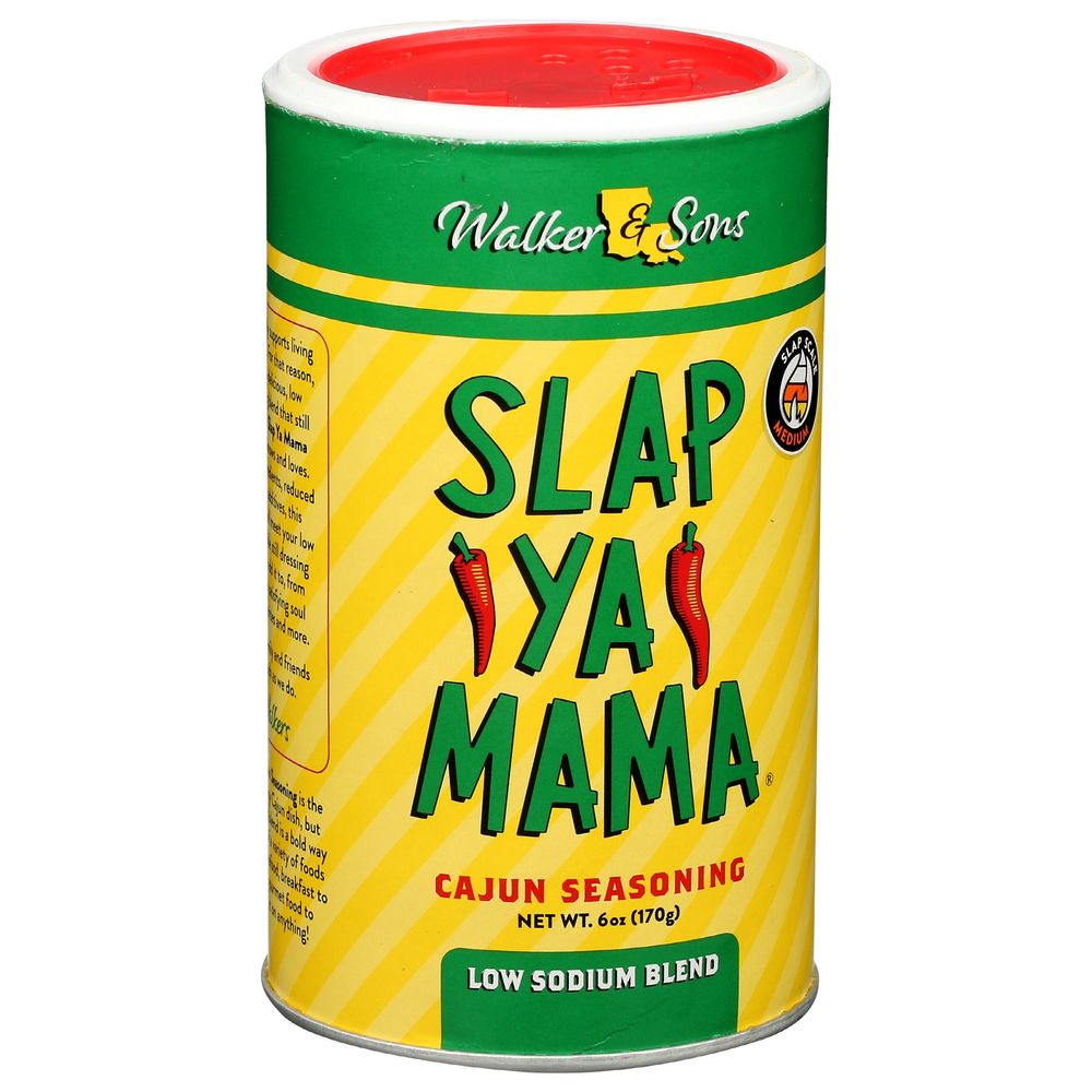 Slap Ya Mama Low Sodium Blend Cajun Seasoning, 6 Ounce -- 6 Per Case