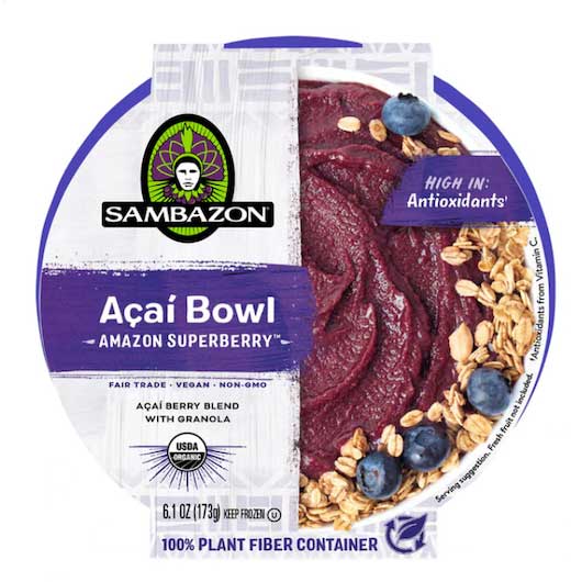 Sambazon Organic Amazon Superberry Acai Bowl, 6.1 Ounce -- 8 per case