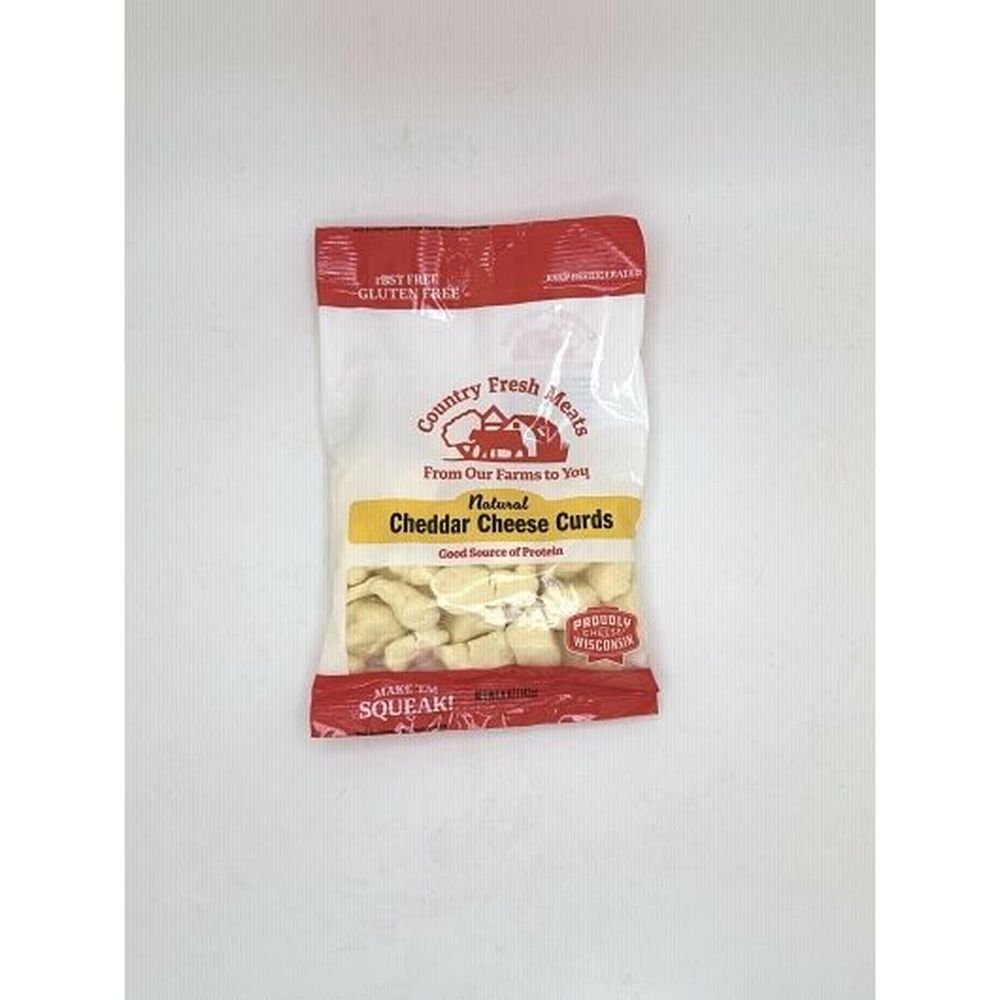 Country Fresh Meats Natural Cheddar Cheese Curds, 5 Ounce -- 6 Per Case