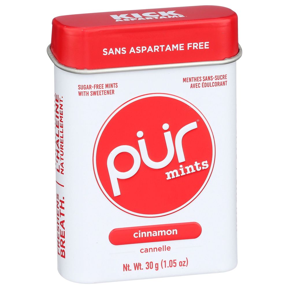Pur Cinnamon Mints, 1.05 Ounce Tin -- 12 Per Case