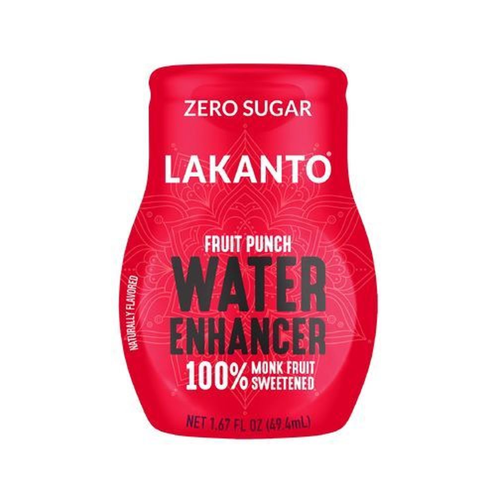 Lakanto Fruit Punch Zero Sugar Water Enhancer, 1.67 Fluid Ounce -- 6 Per Case