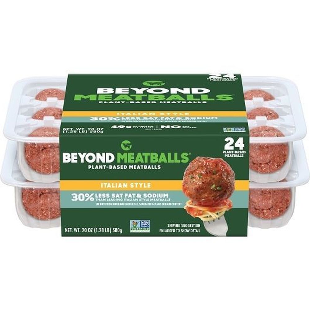 Beyond Meat Italian Style Plant-Based Meatball, 20 Ounce -- 16 per case