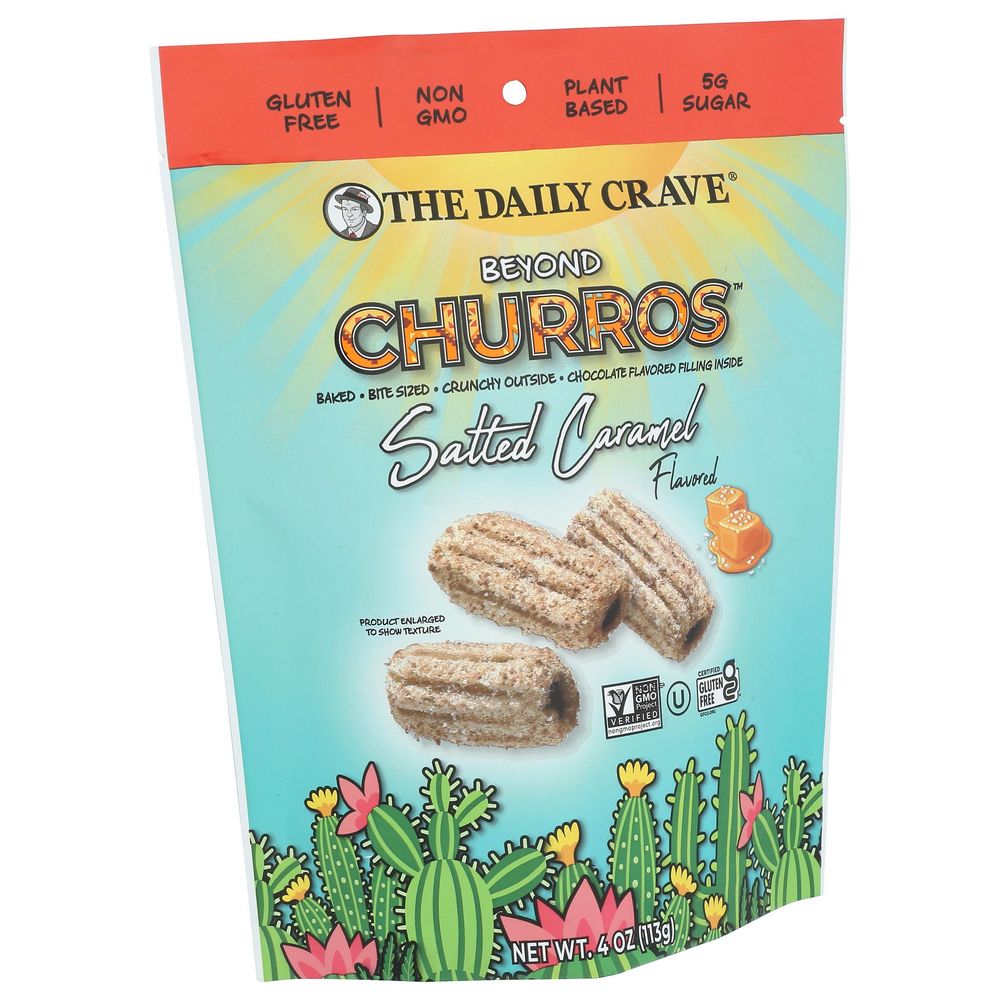 The Daily Crave Caramel Churro, 4 Ounce -- 6 Per Case