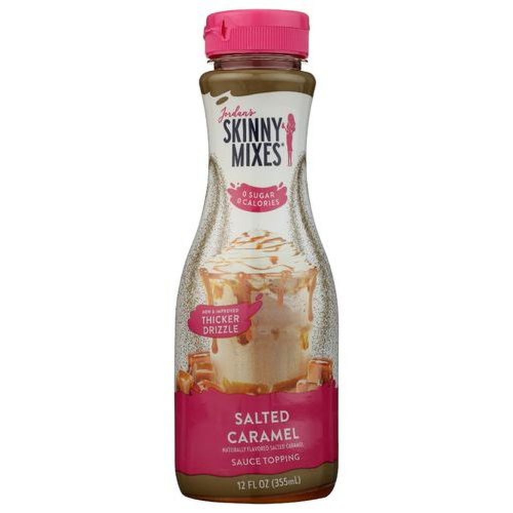 Skinny Mixes Salsa De Caramelo Salado Sin Azúcar, 12 Onza -- 6 Por Caja