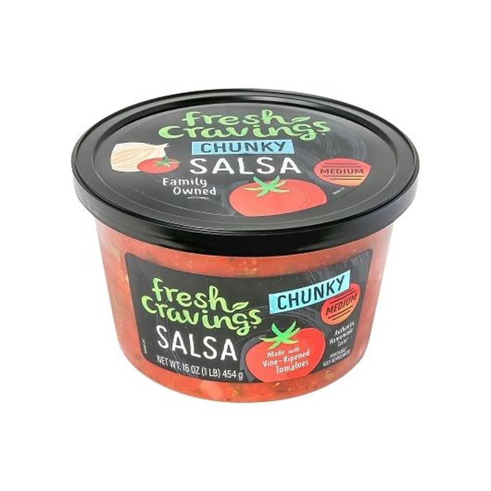 Fresh Cravings Chunky Medium Salsa, 16 Ounce -- 6 per case