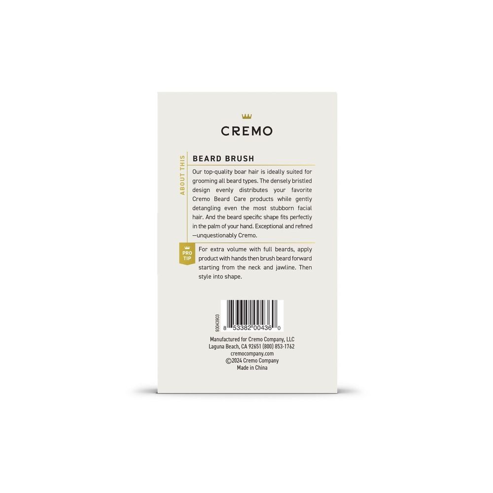 Cremo Standard Beard Brush -- 12 Per Case