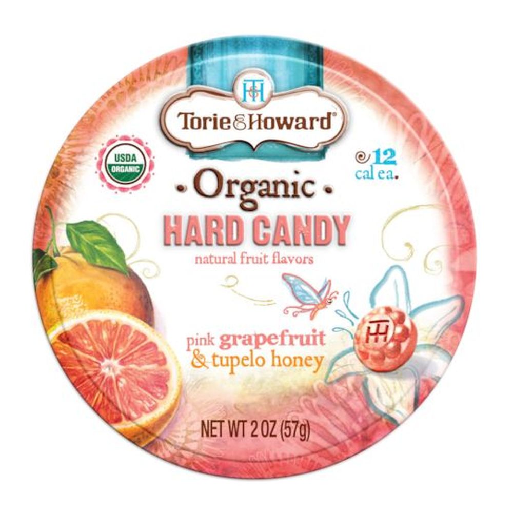 Torie & Howard Grapefruit And Honey Hard Candy, 2 Ounce -- 96 Per Case