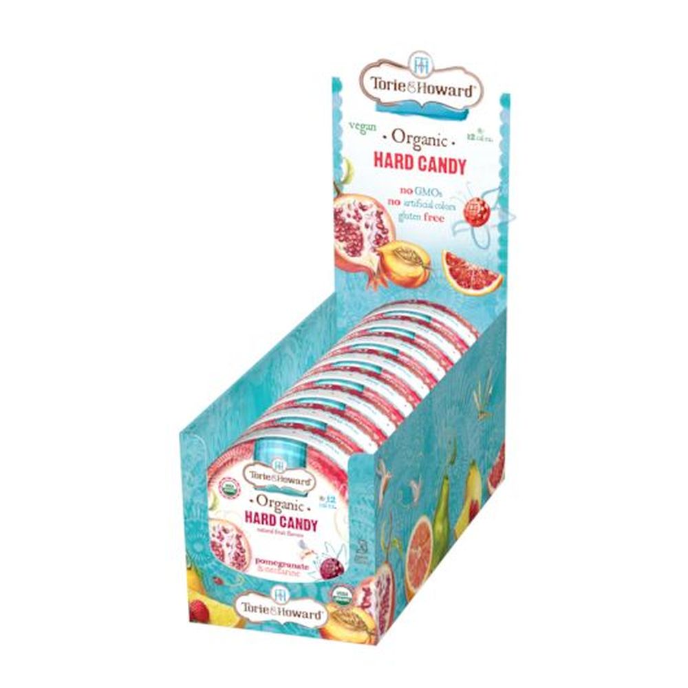 Torie & Howard Pomegranate And Nectarine Hard Candy, 2 Ounce -- 96 Per Case