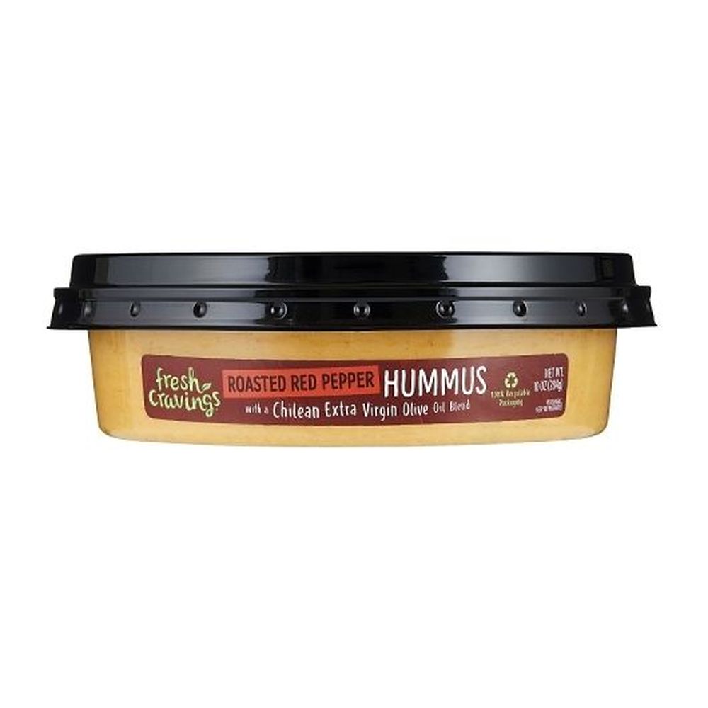 Fresh Cravings Roasted Red Pepper Hummus, 10 Ounce -- 8 Per Case