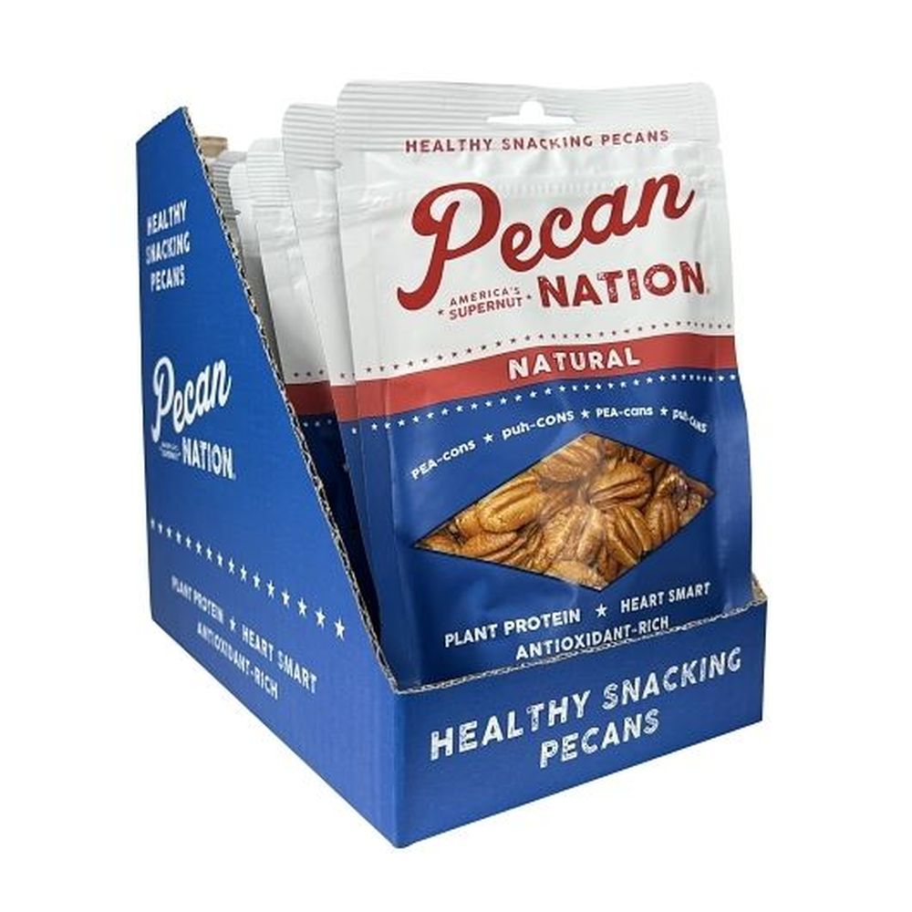 Pecan Nation Natural Pecans, 4 Ounce -- 6 Per Case
