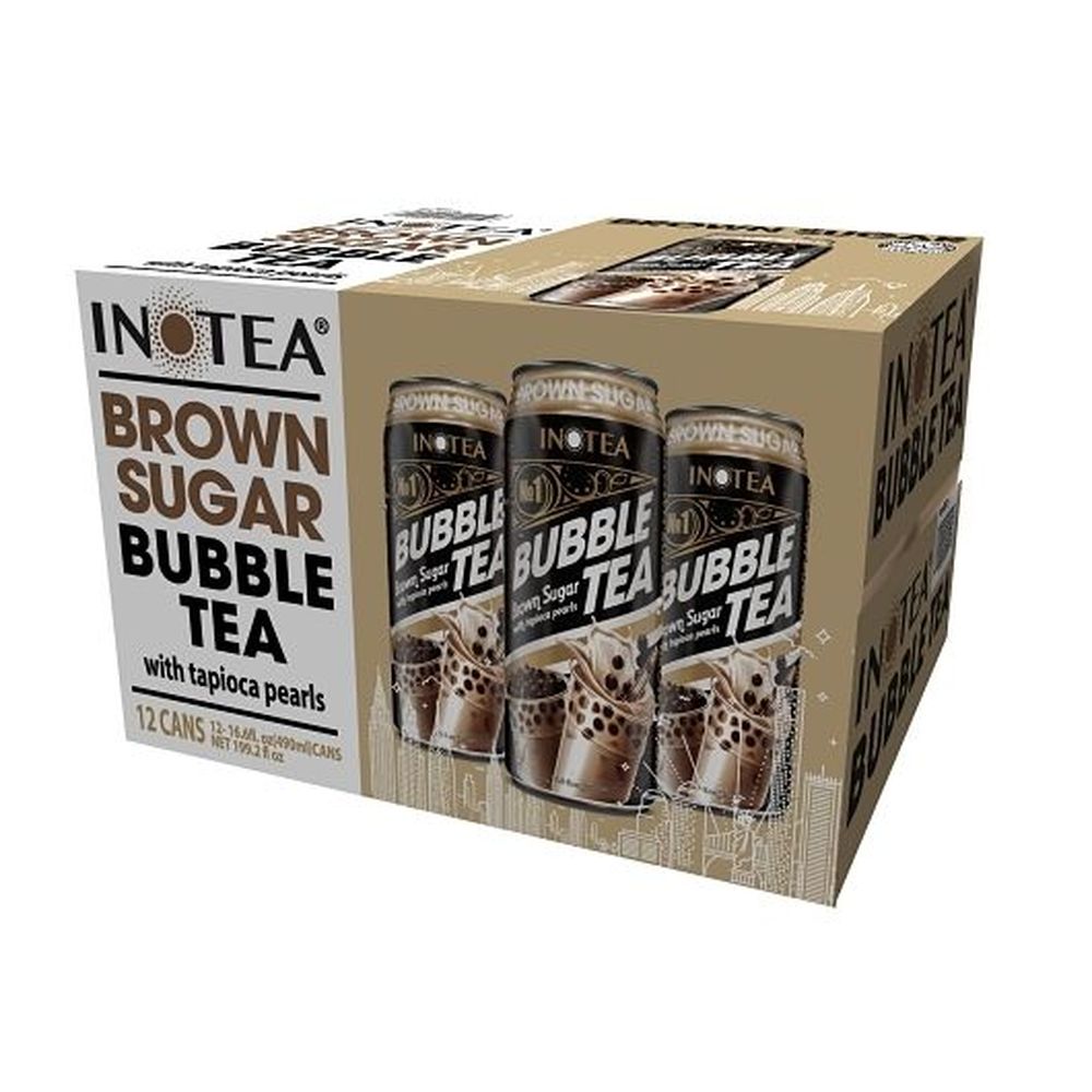 Inotea Brown Sugar Bubble Tea, 16.6 Ounce -- 12 Per Case