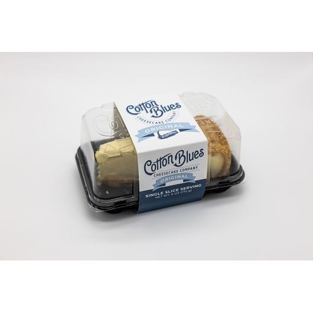 Cotton Blues Original Cheesecake Slice, 6 Ounce -- 12 Per Case