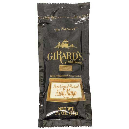 Girard's Stone Ground Mustard Mayonnaise Sauce, 0.75 Ounce -- 240 Per Case