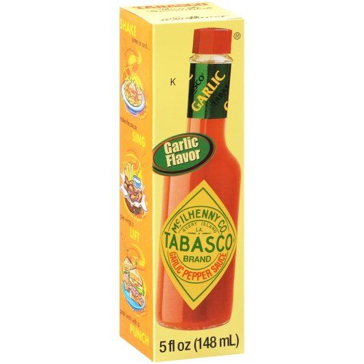 Tabasco Cayenne Garlic Pepper Hot Sauce, 5 Fluid Ounce