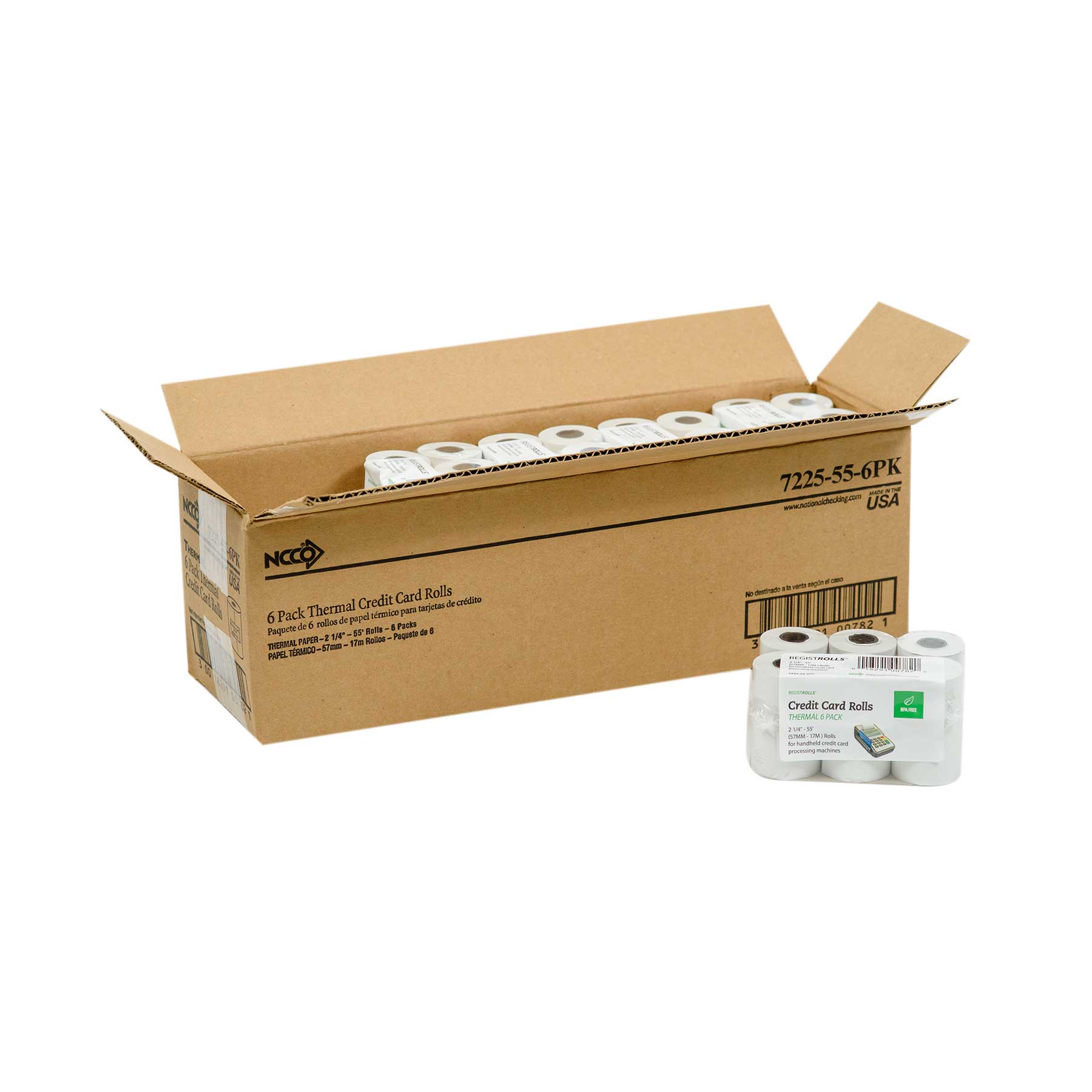 Ncco Thermal Register Roll, 2.25 Inch Width -- 60 Per Case