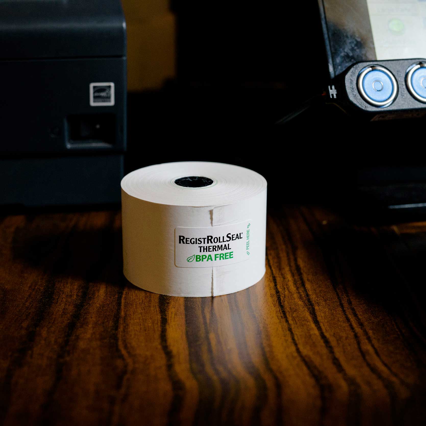 National Checking Company White 1 Ply Register Roll, 44