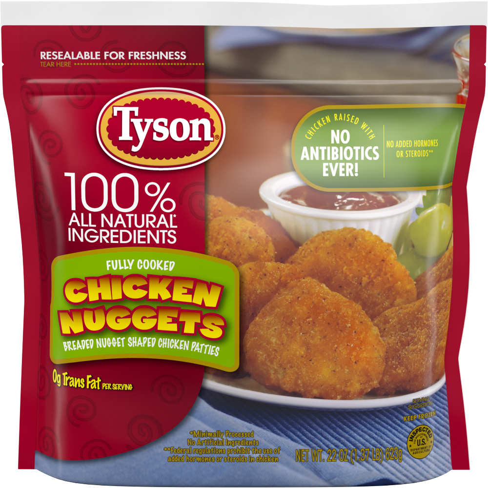 Tyson Fully Cooked Chicken Nuggets Case | FoodServiceDirect