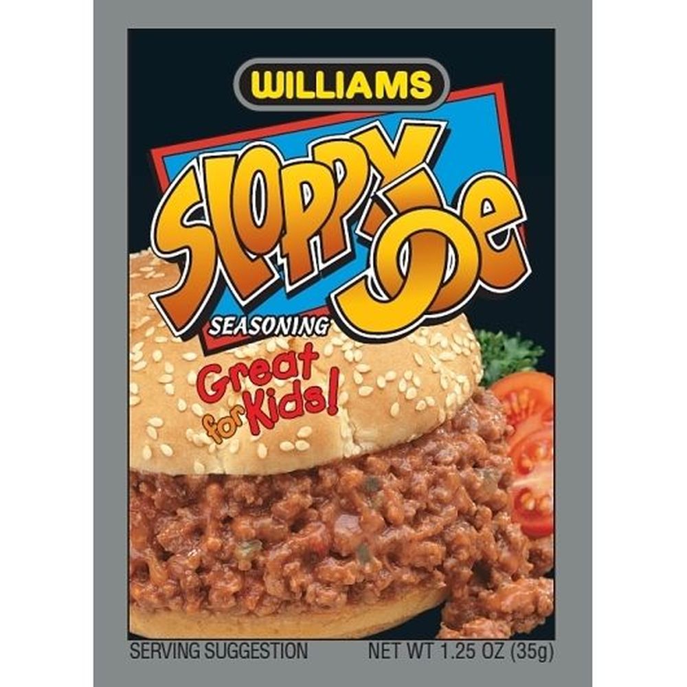 Williams Sloppy Joe Seasoning, 1.25 Ounce -- 24 Per Case