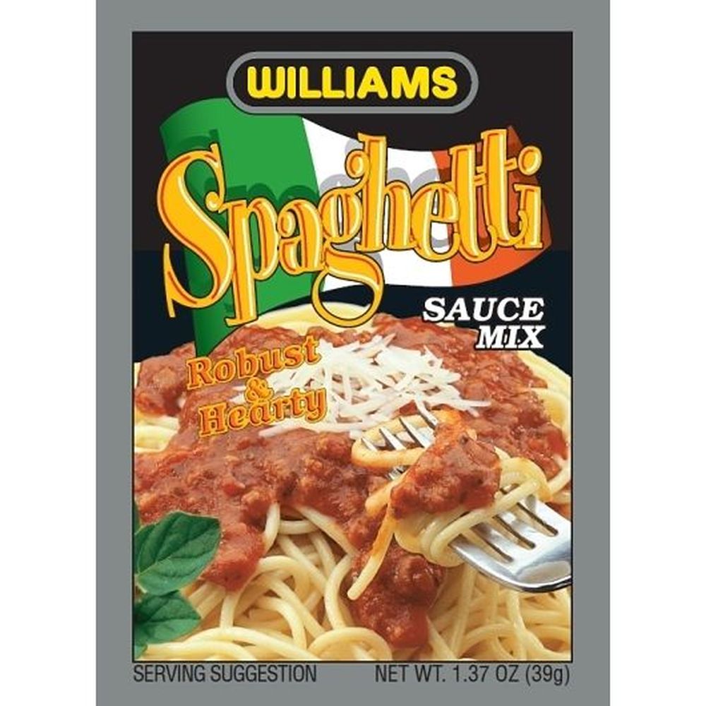 Williams Spaghetti Sauce Mix, 1.37 Ounce -- 24 Per Case