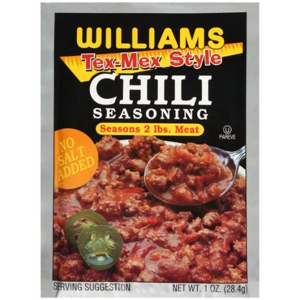 Williams Tex-mex Chili Seasoning, 1 Ounce -- 24 Per Case