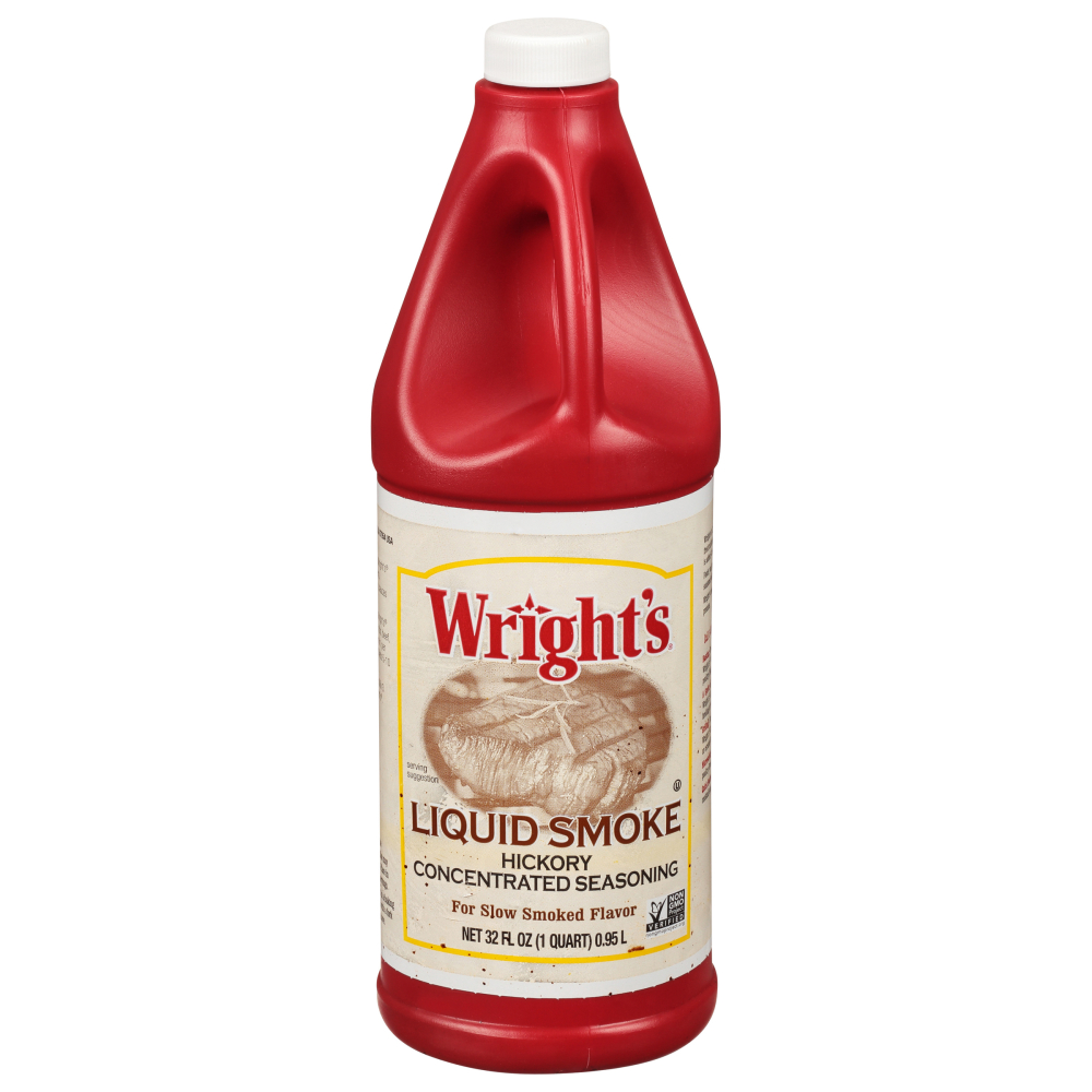 Wright's Hickory Flavored Liquid Smoke, 32 Ounce -- 12 Per Case